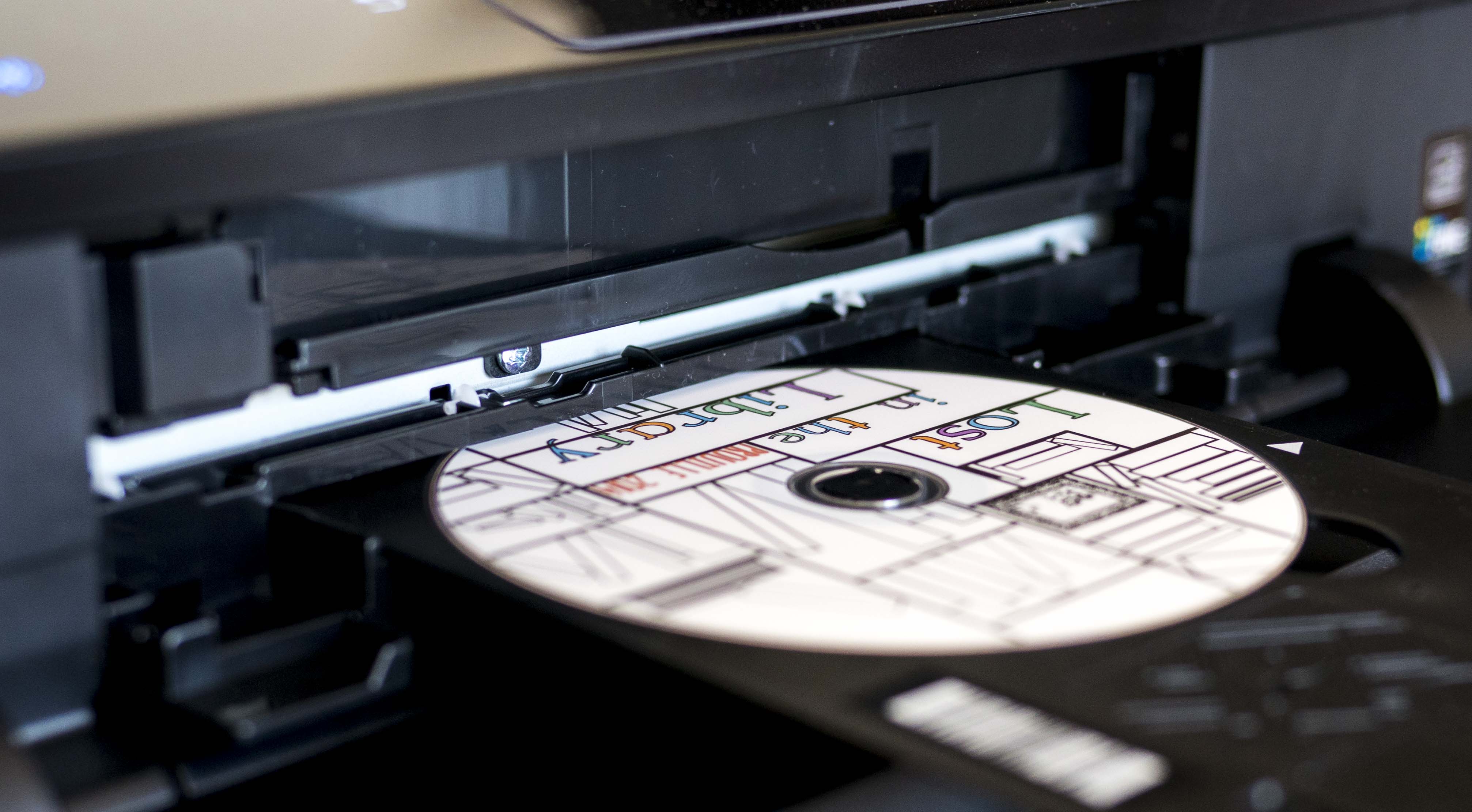 DVD Disk Inkjet Printing